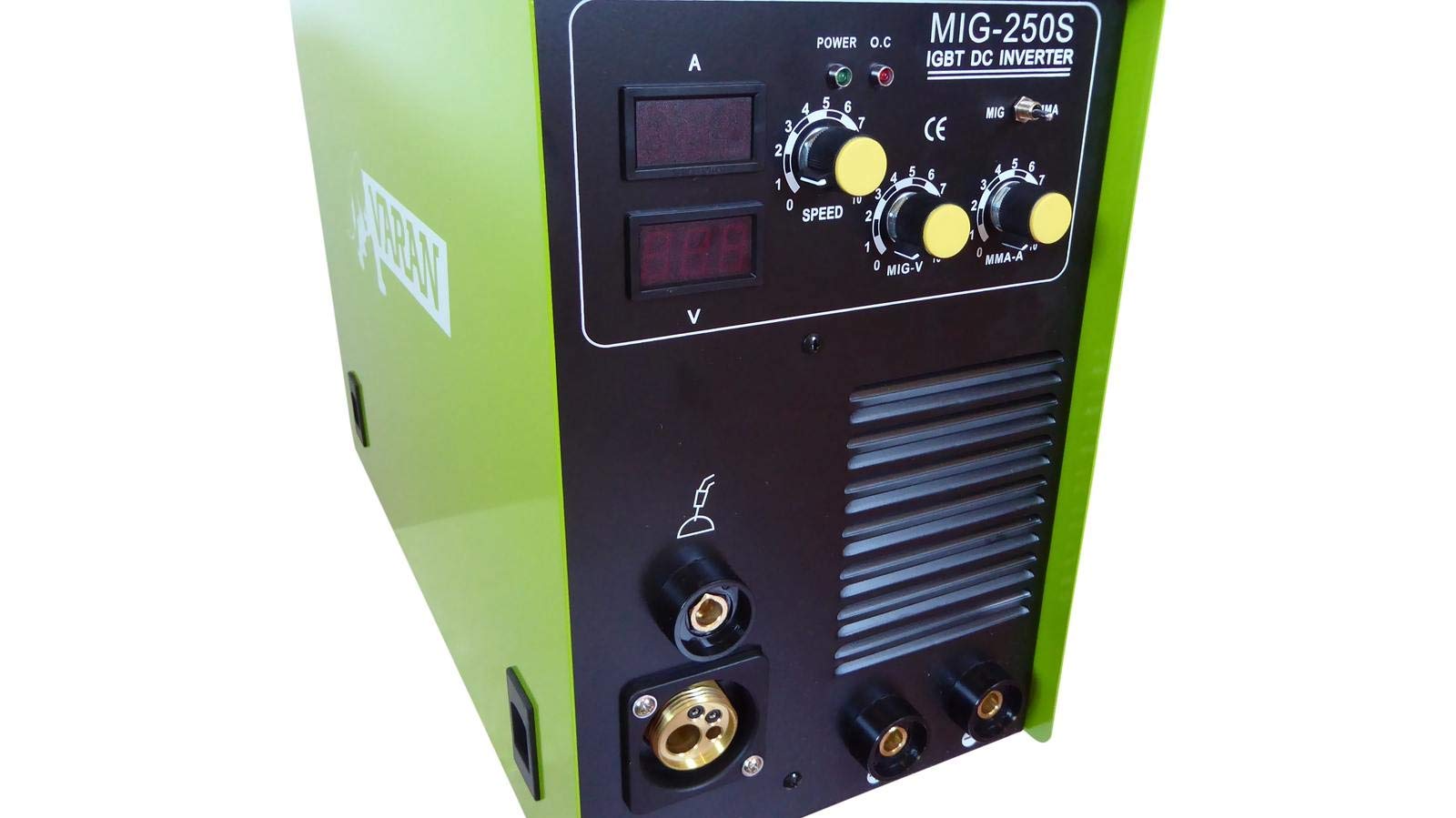 Varan Motors var-mig250s - Equipo de soldadura MIG 250A, pantalla digital y accesorios