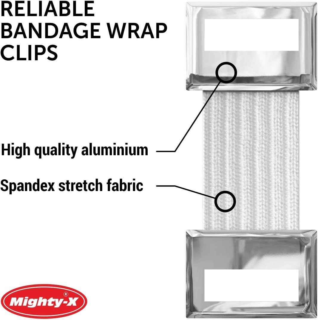 Elastic Bandage Clips - 30 Pack - Bandage Wrap Clips : Health & Household