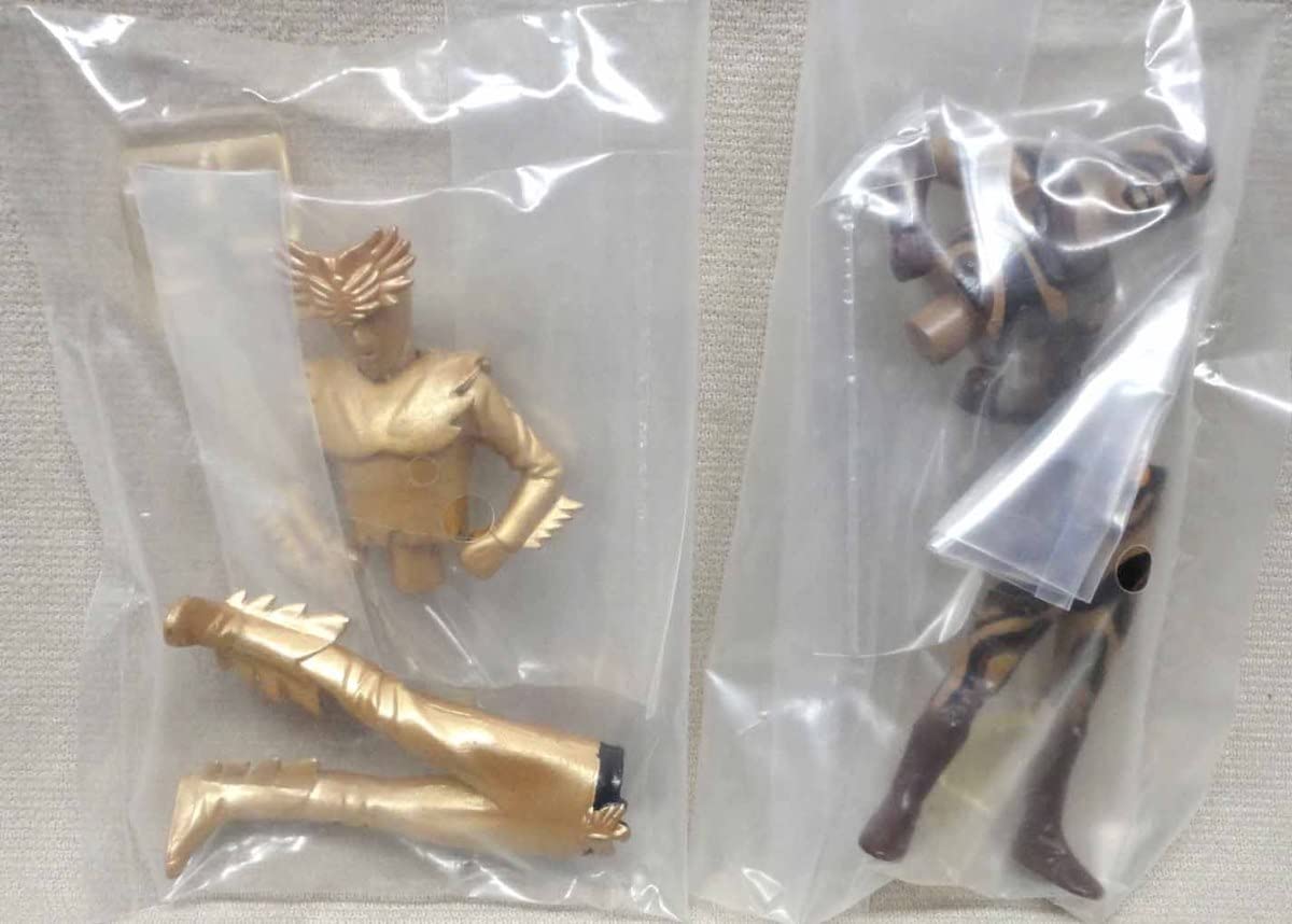 ヨ*ー様 超激レア！　レインボーマンガシャポンフィギュア全7種フルセット　リペイ 楽天市場】【中古】レインボーマン HGシリーズ ガシャポン 全7種セット