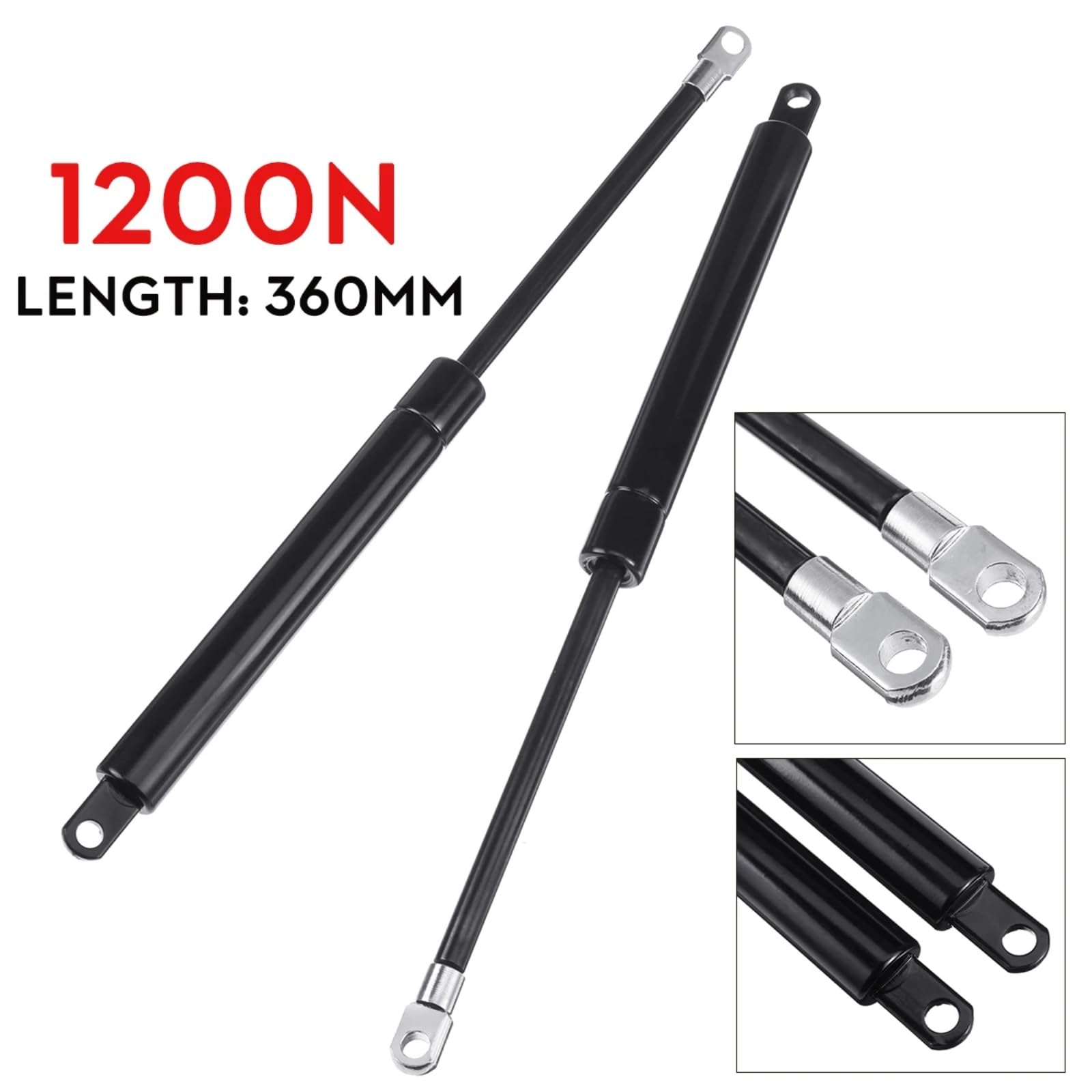 Lot 2 Vérins à Gaz 33 Cm 9,1 Kg – Ressort Levage Pour Porte Camion, Camping-Car, Armoire, Couvercle Boîte