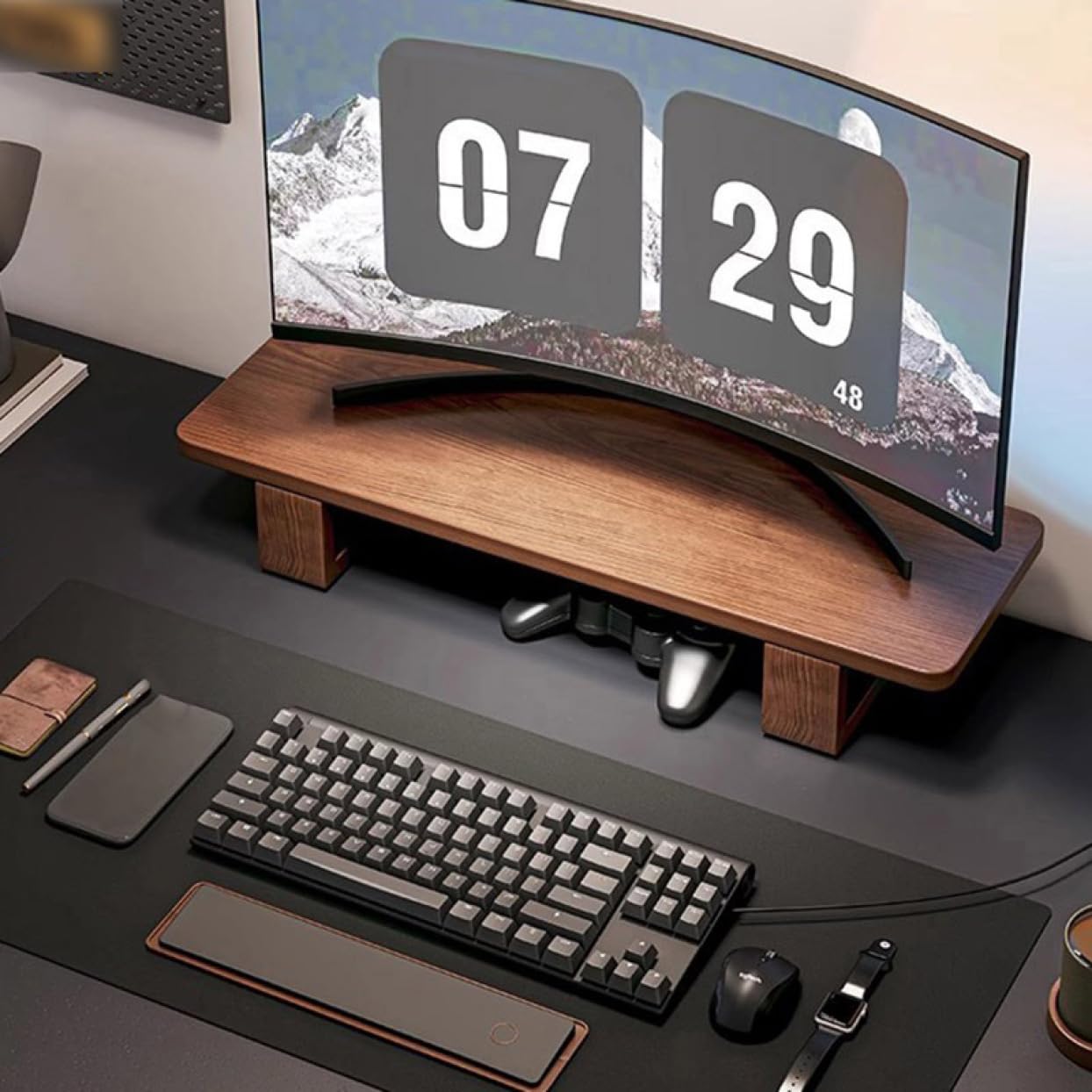 Amazon.co.jp: MJKQ9 モニタースタンド 机上台 モニター台