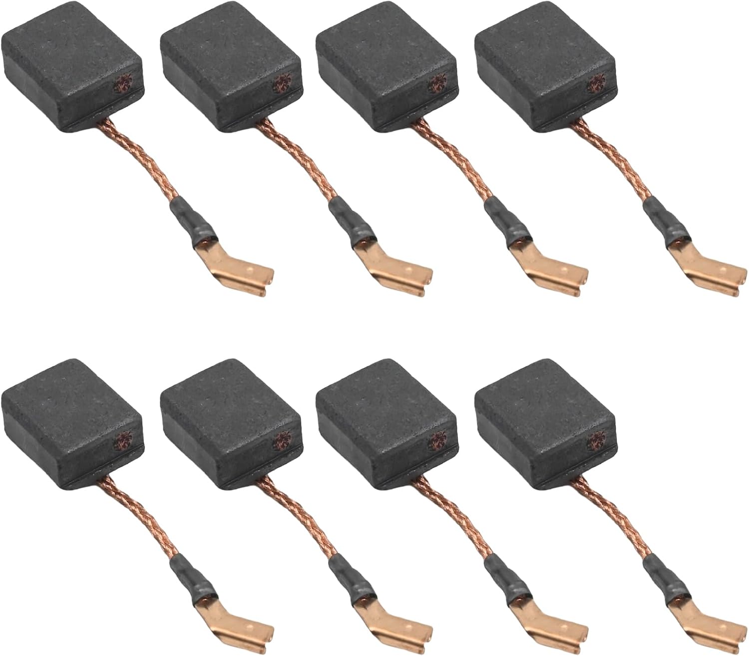 Hoypeyfiy N257540 8 PCS Angle Grinder Carbon Brushes, Replacement for DWE402 DWE4214 DWE4224 DWE43131 DWE43140 DWE4314 DWE46103 DWE43114