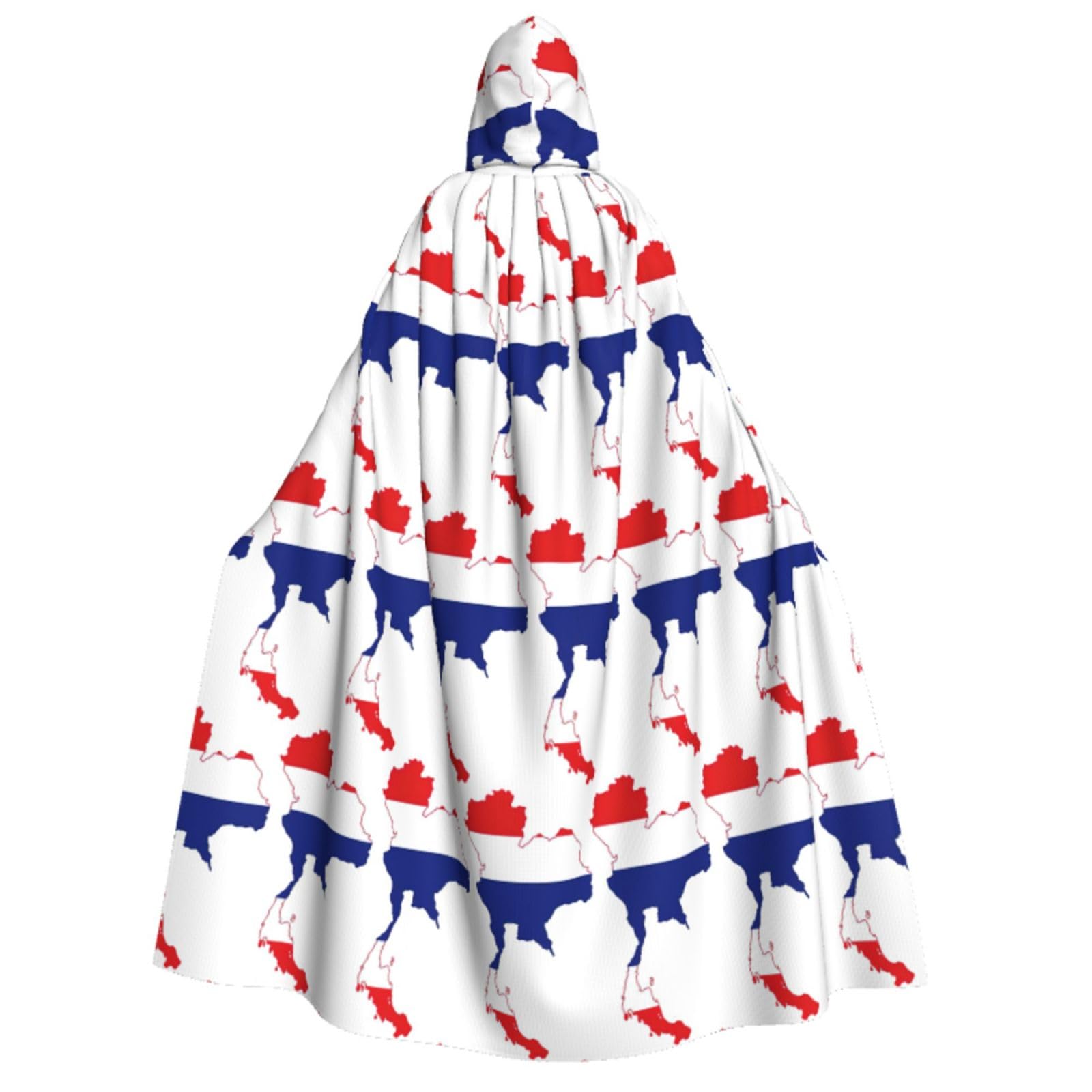 Cape à capuche médiévale Thaïlande 150cm pour cosplay et fêtes - 8