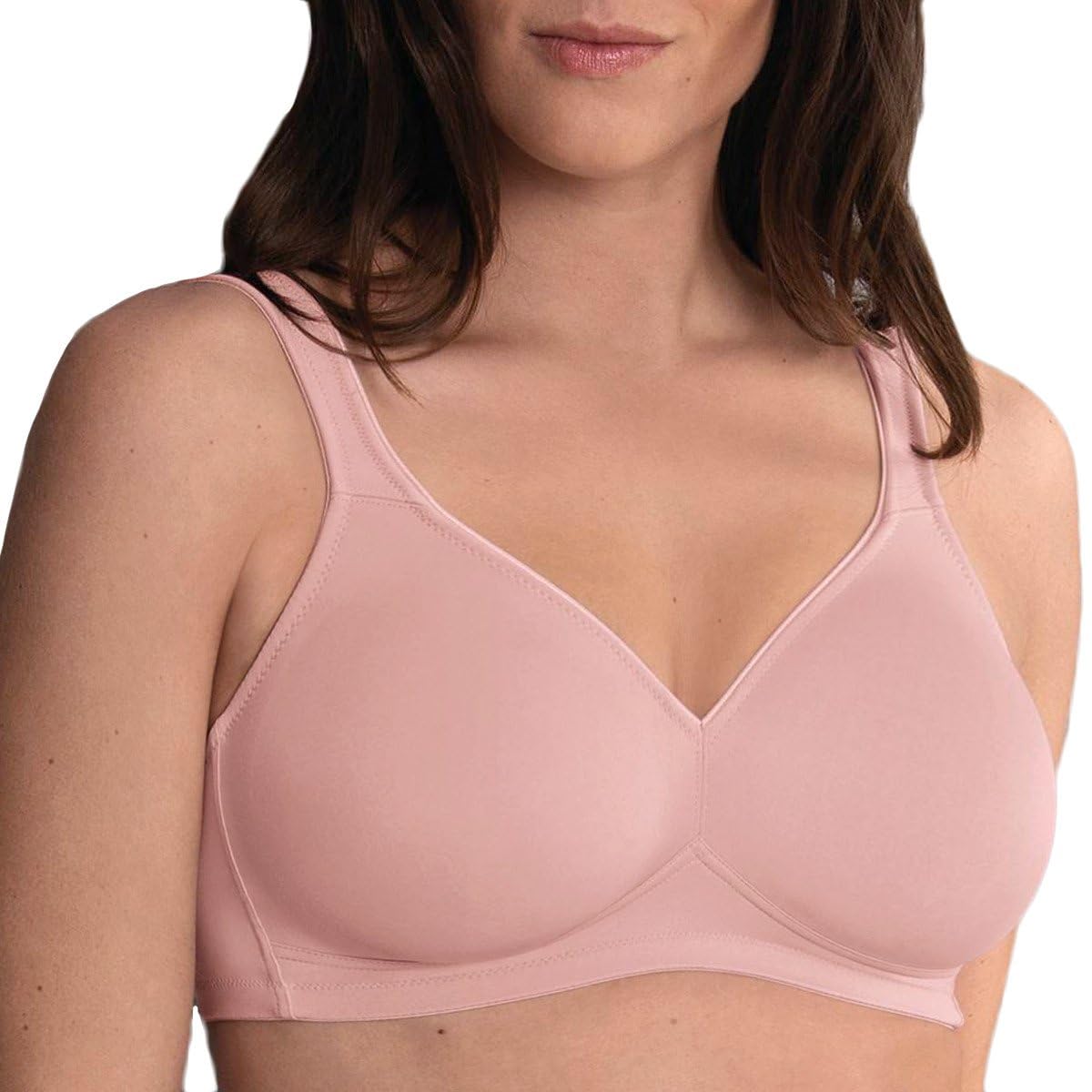 AnitaRosa Faia Twin Unlined Soft Cup Bra 5493 Rosewood 34D