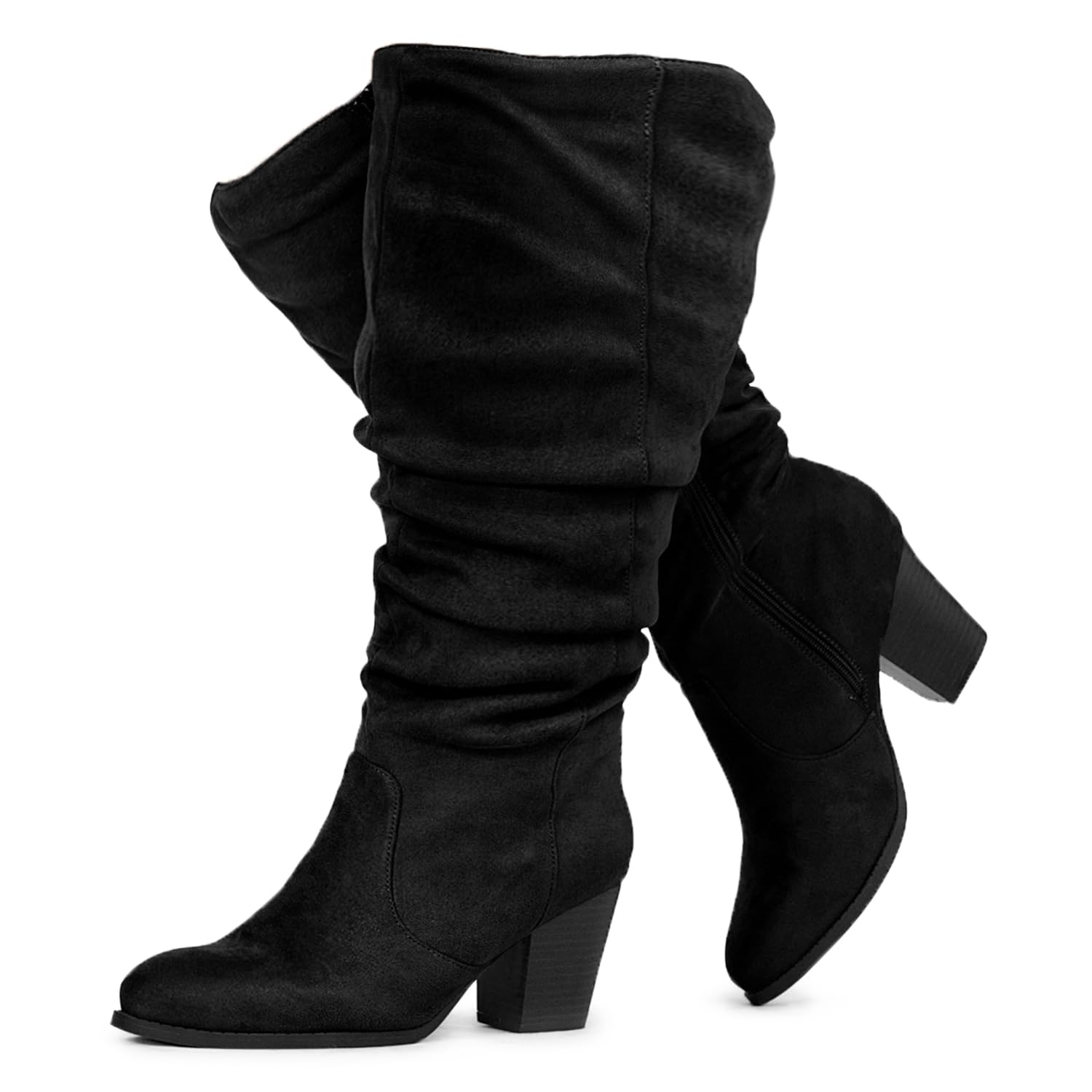 RF ROOM OF FASHION Womens WIDE CALF Slouchy Knee High Boots