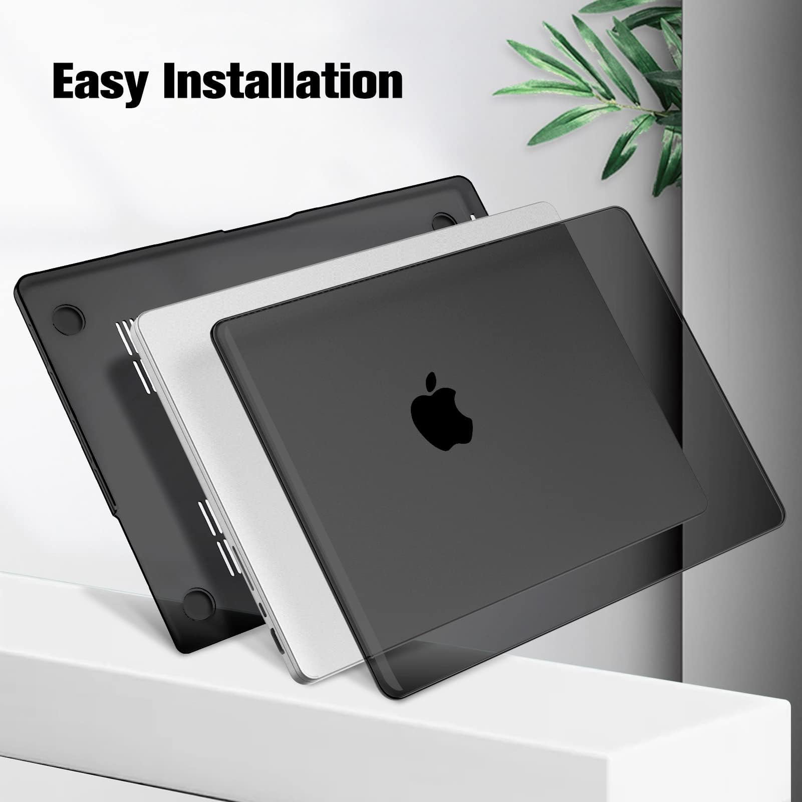 Dl3 Mobilak Compatible with MacBook Pro 13 inch Case 2024 2023 2022-2016 M2 M1 A2338 A2289 A2251 A2159 A1989 A1706 A1708 with/without Touch Bar, Protective Plastic Hard Shell Case Cover (Black)