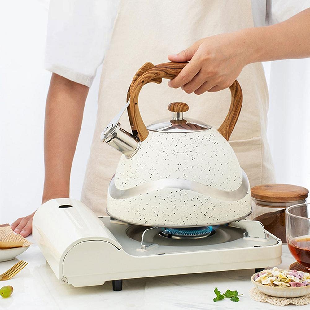 Czajnik 3,5 l ze stali nierdzewnej gwiżdżący czajniczek do herbaty czajnik czajnik z żaroodpornym uchwytem kuchenka gazowa, kuchenka indukcyjna, czajnik elektryczny