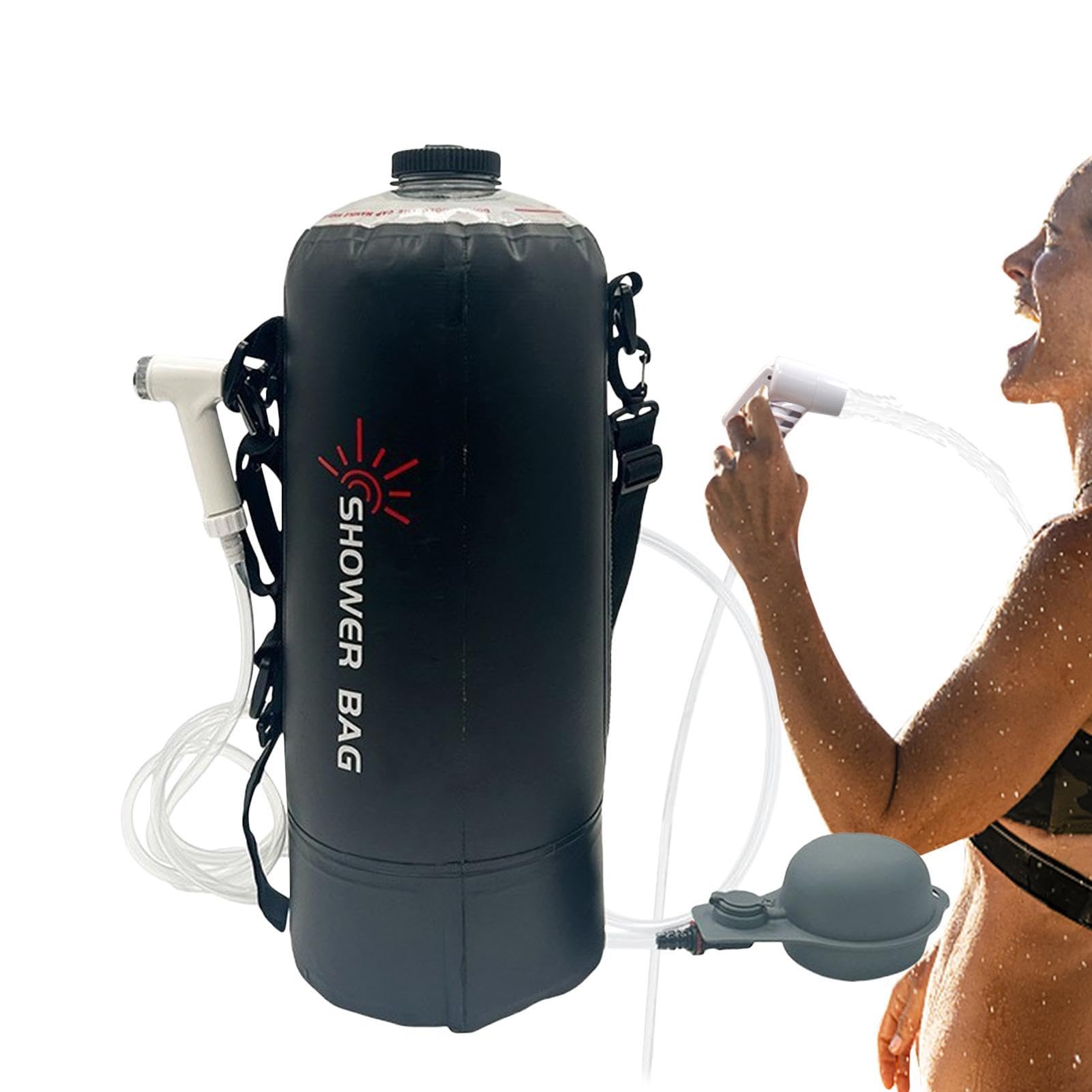 Ducha Camping Al Aire Libre Calentamiento Solar Manguera Desmontable | Duchas Solares Portátiles Para Acampar Equipo Senderismo, Playa, Natación, Accesorios Viaje, Aire Libre, Overlanding
