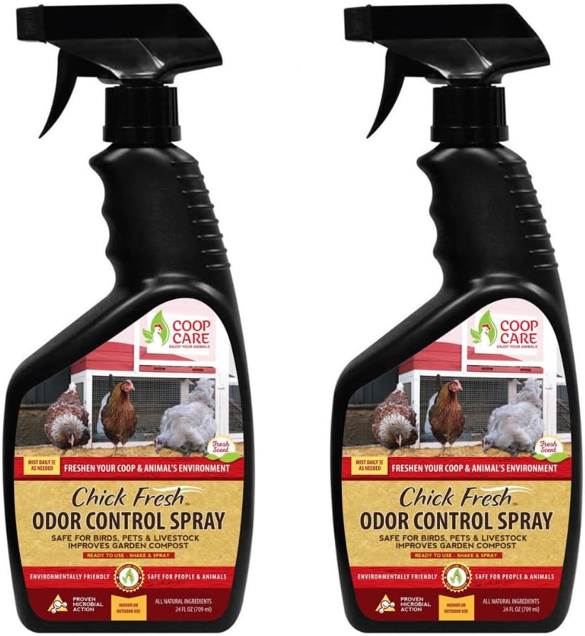 Chick Fresh Odor Control Spray for Backyard Chickens