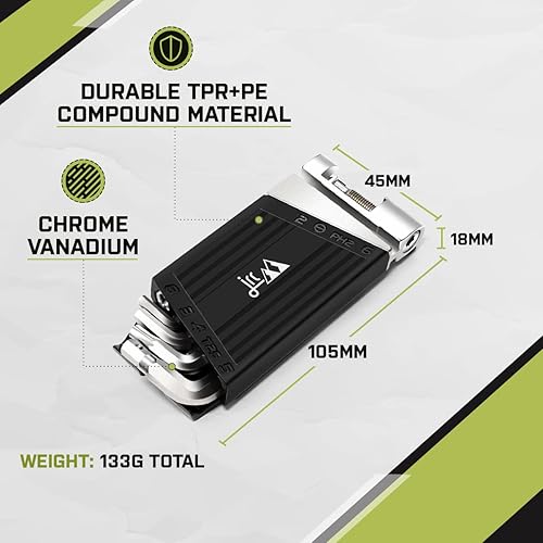 Miniatura 4 de JRC Components Herramientas de bicicleta  Juego de multiherramientas compactas de ciclismo para bicicletas  Kit multiherramientas ligeras para
