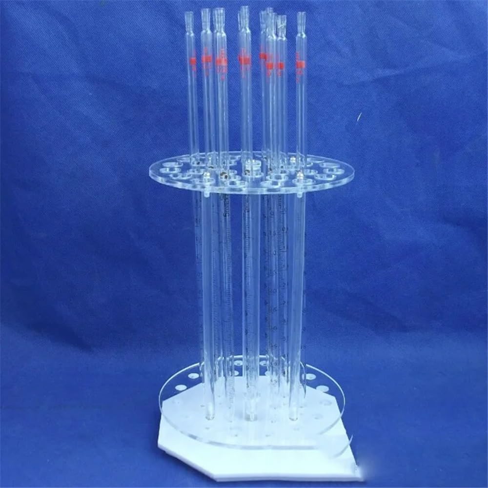 Equipos y suministros de laboratorio Soporte for pipetas graduadas de vidrio orgánico 32 orificios for Portapipetas