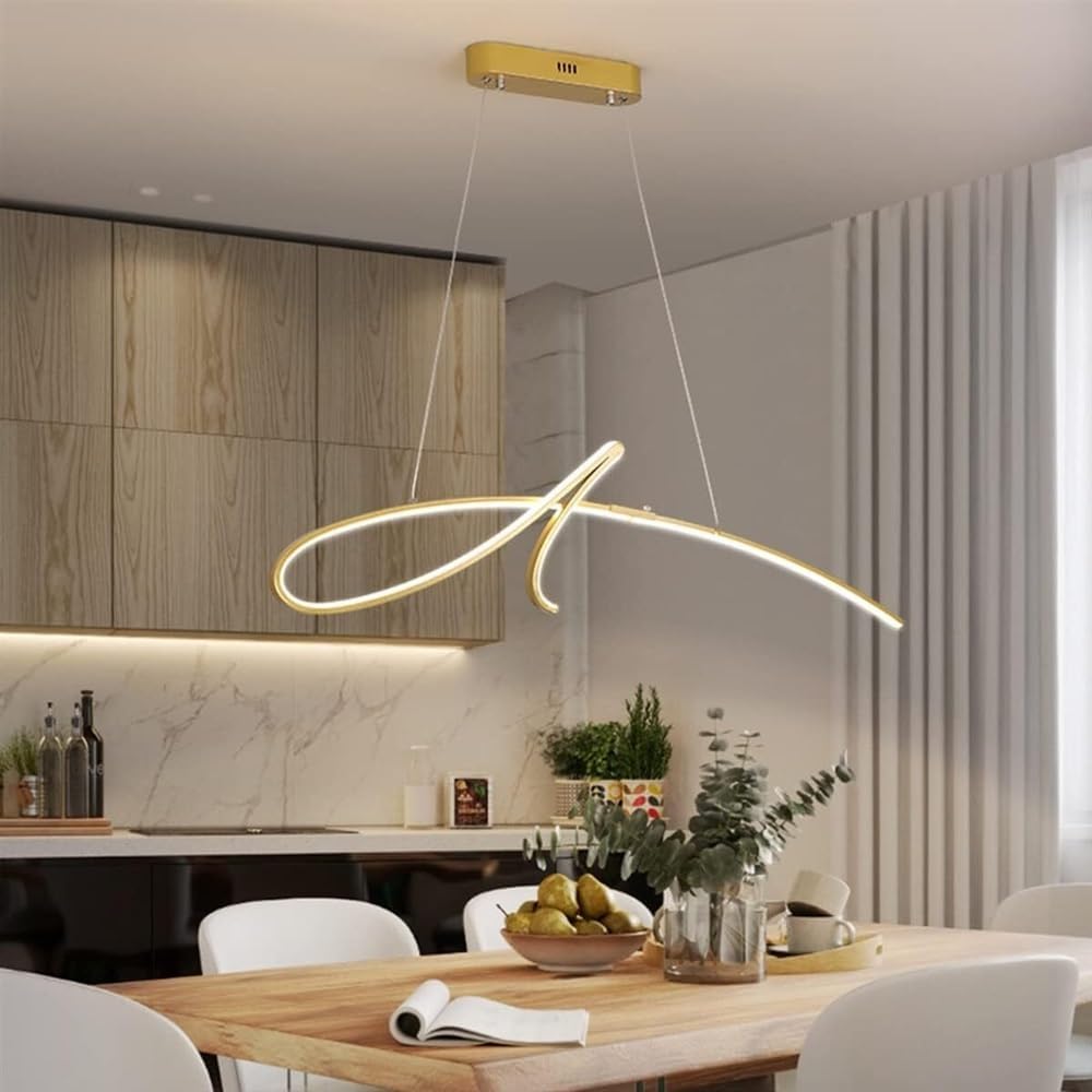 Lampada a Sospensione Moderna per Tavolo da Pranzo, Compatibile con Ufficio, Sala da Pranzo, Studio, Soggiorno, lampadario