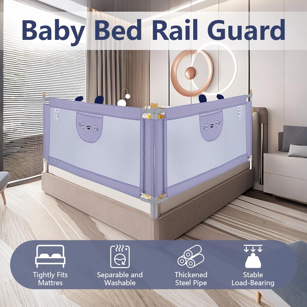 Wakects Toddlers Bed Guard - Image 2