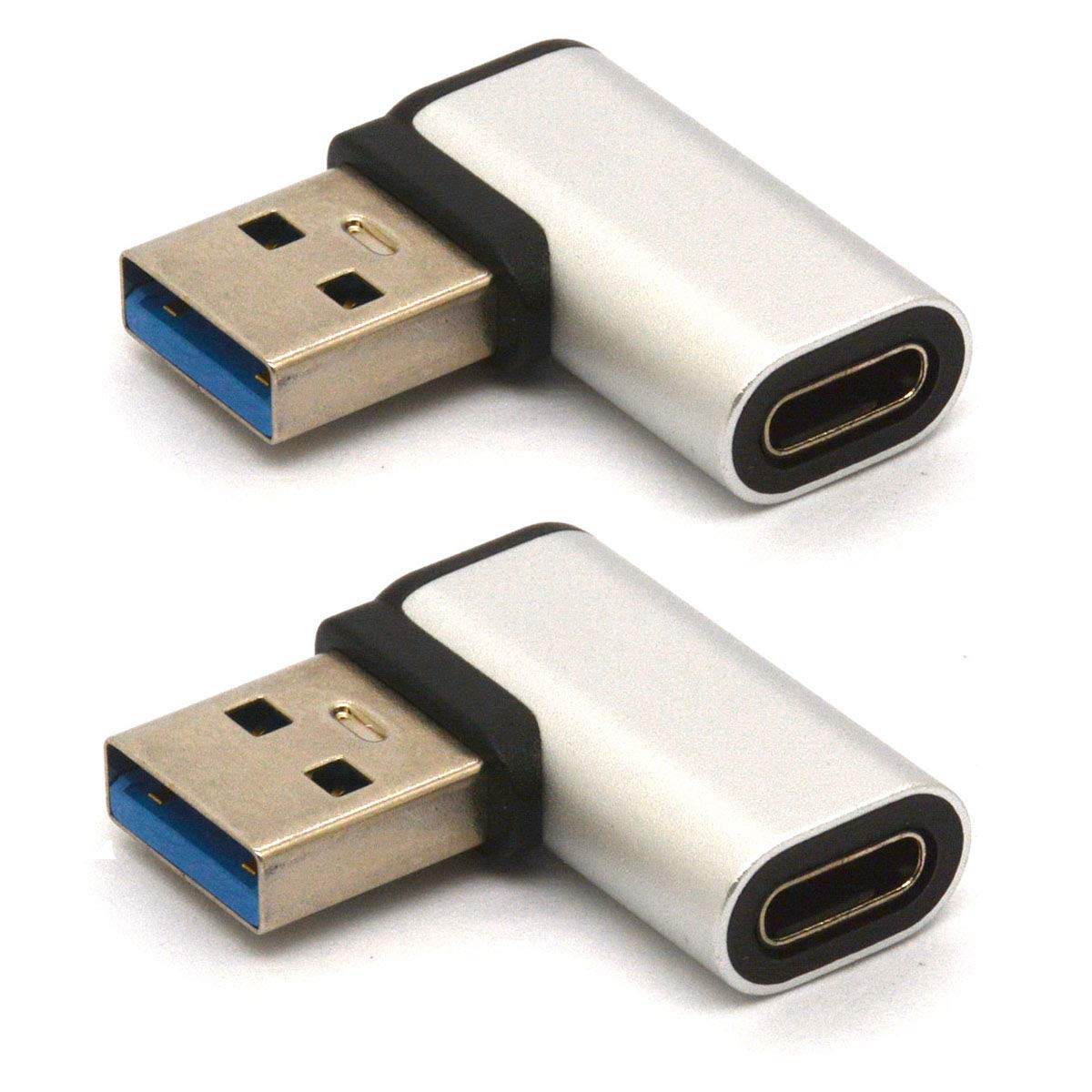 Cable Adaptador USB-C A USB 3.0, 100cm - Conector En Ángulo Izquierdo/Derecho/Recto, Para Carga Y Datos Rápidos