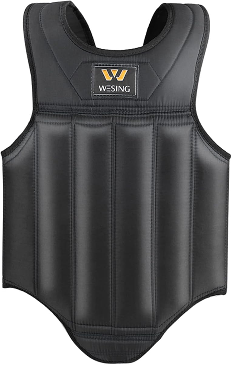 Wesing Martial Arts Muay Thai Boxing Chest Protector MMA Sanda Chest Guard