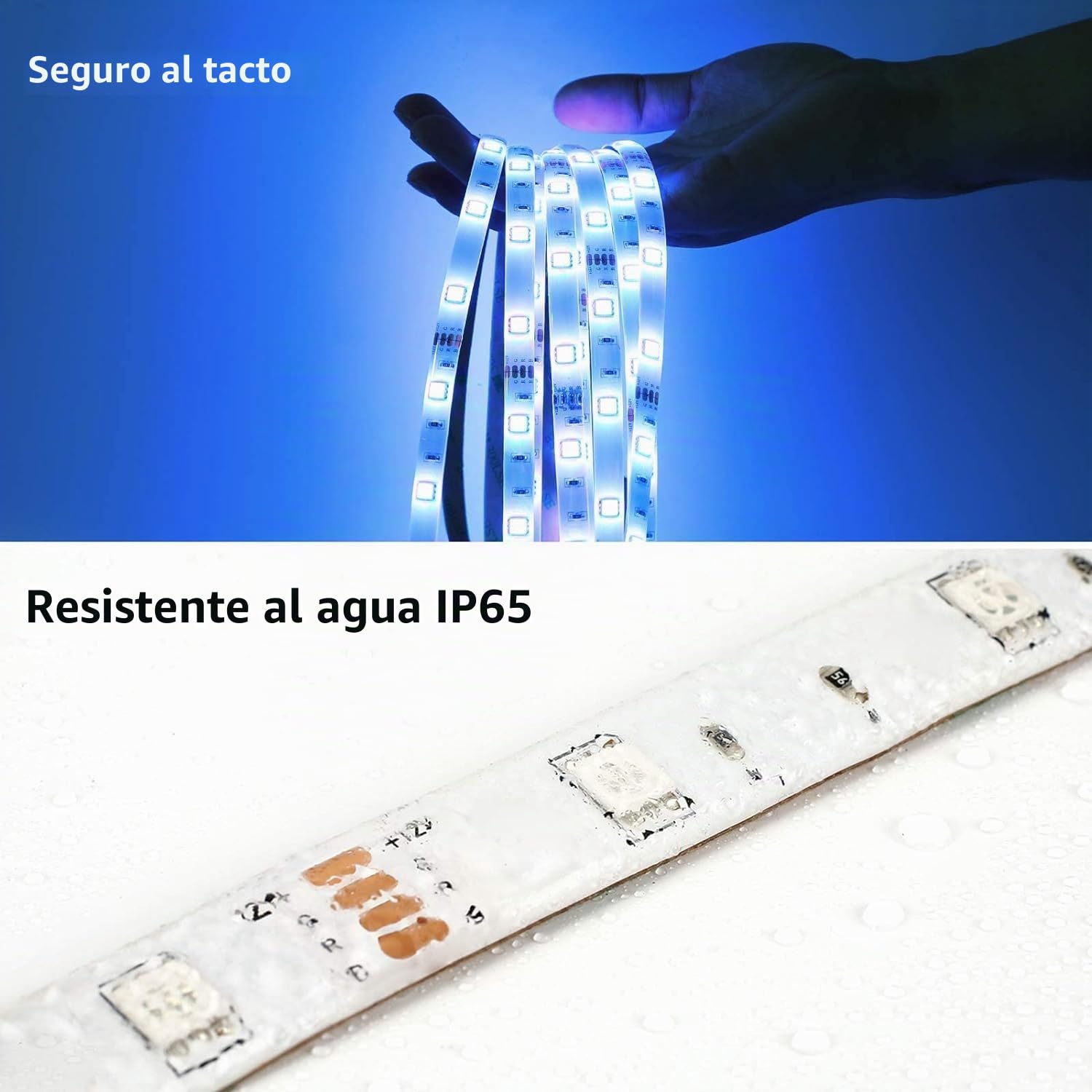 Lepro Luces LED Habitacion 10M 36W, Tira LED Alexa Impermeable IP65, Luces LED Habitacion WiFi RGB Funciona con Alexa y Google Home, Tira LED WiFi (Solo 2,4 GHz) para Decoración Dormitorio Cocina