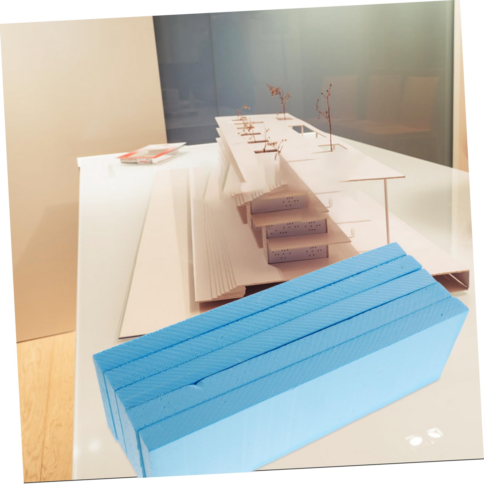 4piezas Foam Board Para Dioramas y Manualidades Modeladora Para Decoración De y Proyectos