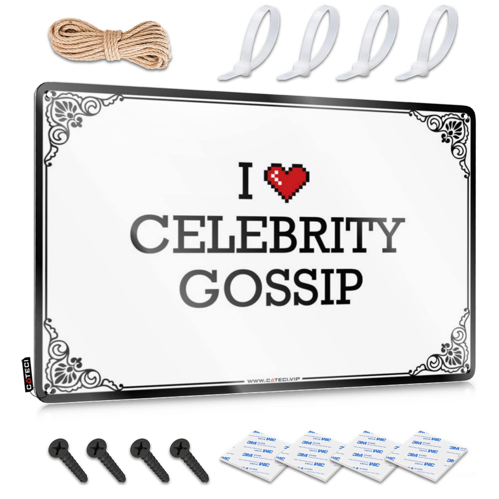 Posters Indie Wall Decor | I Love Celebrity Gossip Modern For Beach Home(30X40CM)