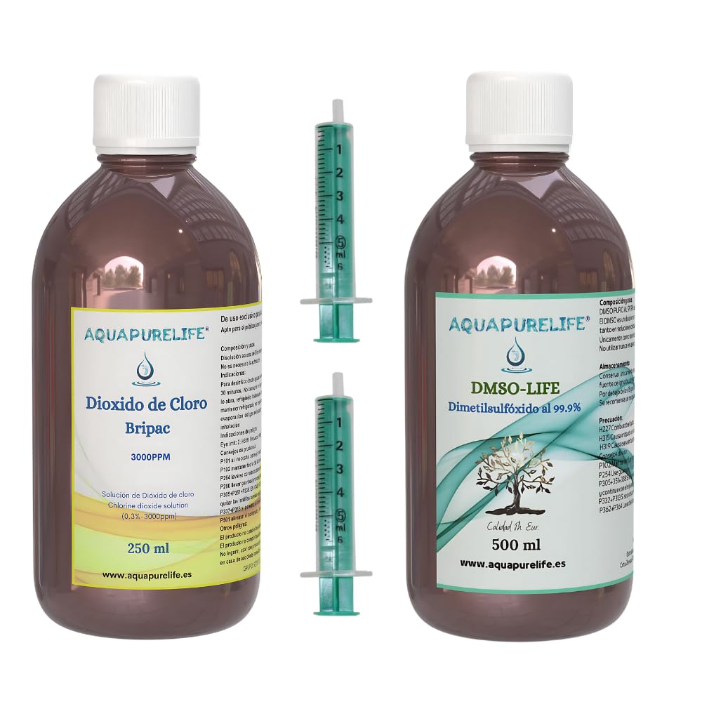 DMSO 99,9 % haute pureté et solution CDS 3000 ppm sous flacons en verre ambre - 8