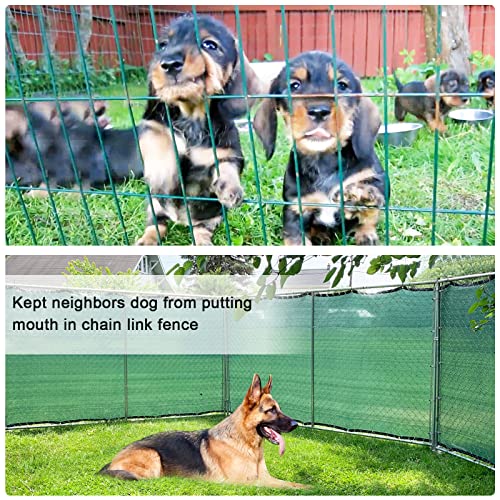 Cisvio 4Ft X25Ft Privacy Screen Fence 90% Blockage Heavy Duty Protective Covering Mesh Fencing For Outdoor Patio Lawn Garden Balcony Dark Green #TOP2