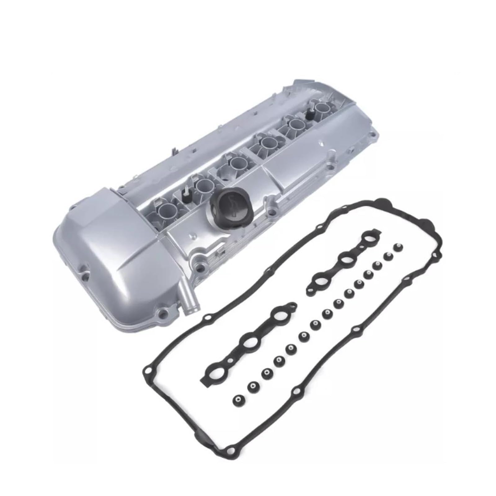 Guarnizione Coperchio Punterie Coperchio Valvola Motore In Alluminio Con Guarnizione Per 2.5 3.0 L Per BMW 325i 530i X3 X5 Z4 2.5L 3.0L M54 M54B25 M54B30 L6 GAS 11127512839
