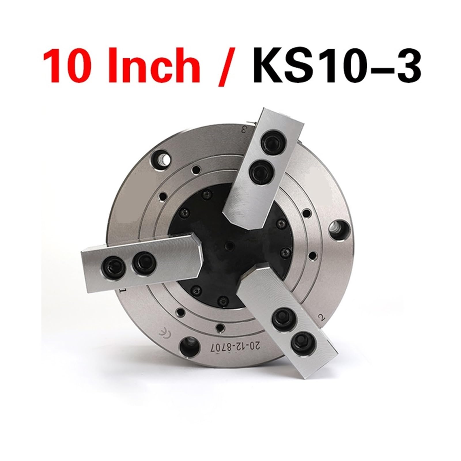チャック ソリッド 3爪 空気圧チャック 12インチ 320mm KS12-3 エアCNC旋盤工作機械用 回転パワーチャック固定具