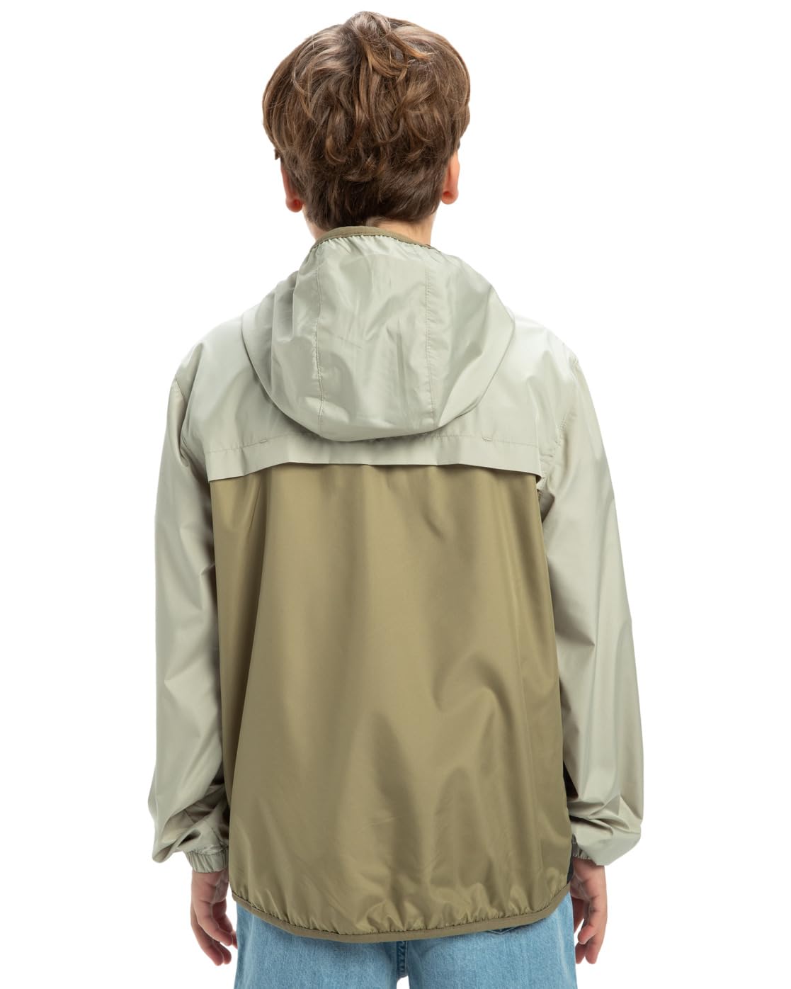 Quiksilver Overcast - Chaqueta Corta-Viento con Capucha para Chicos 8-16