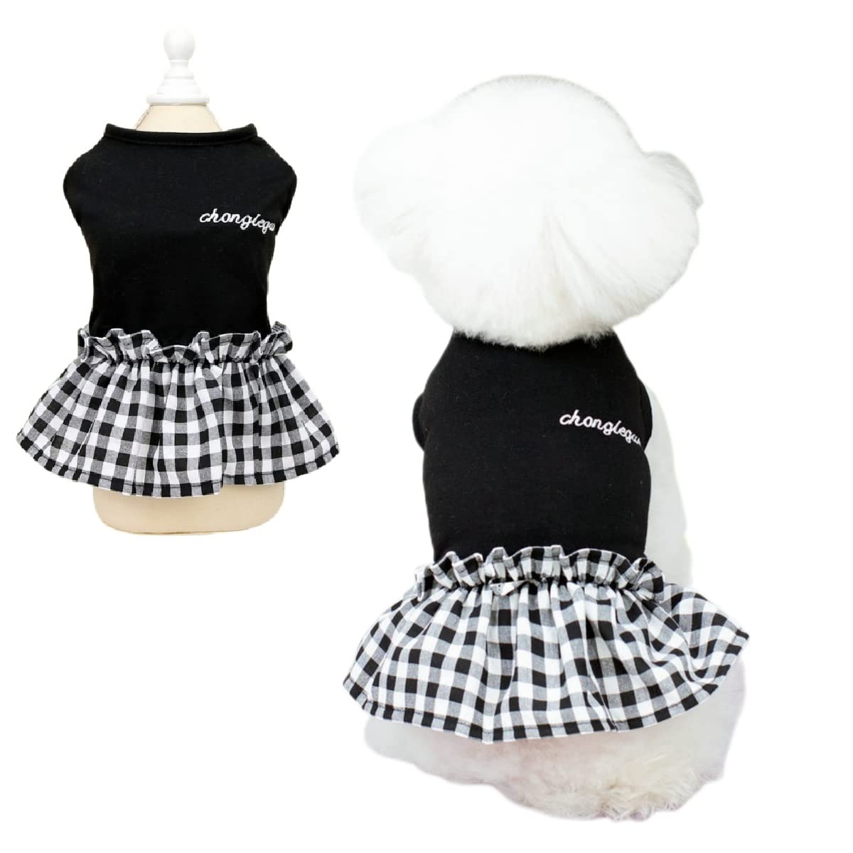 Amazon | Timoya 犬服 ワンピース 春夏 お姫様 ドレス スカート 可愛い