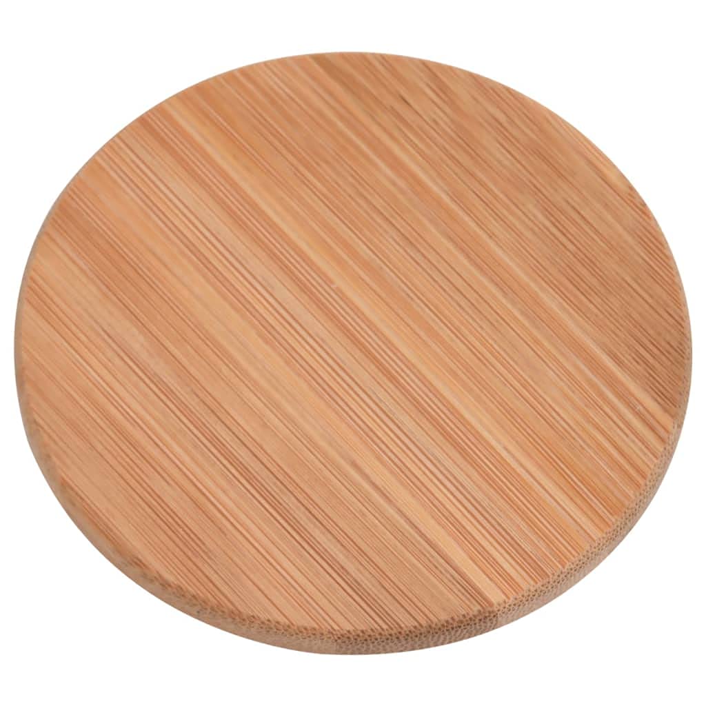 Contenitori per Alimenti in Vetro con Coperchio in Bambù, con Chiusura Ermetica e Design Trasparente, Barattoli Ermetici per Alimenti, Barattoli Vetro con Coperchio, Trasparente,Set 6 Pezzi da 1000 ml
