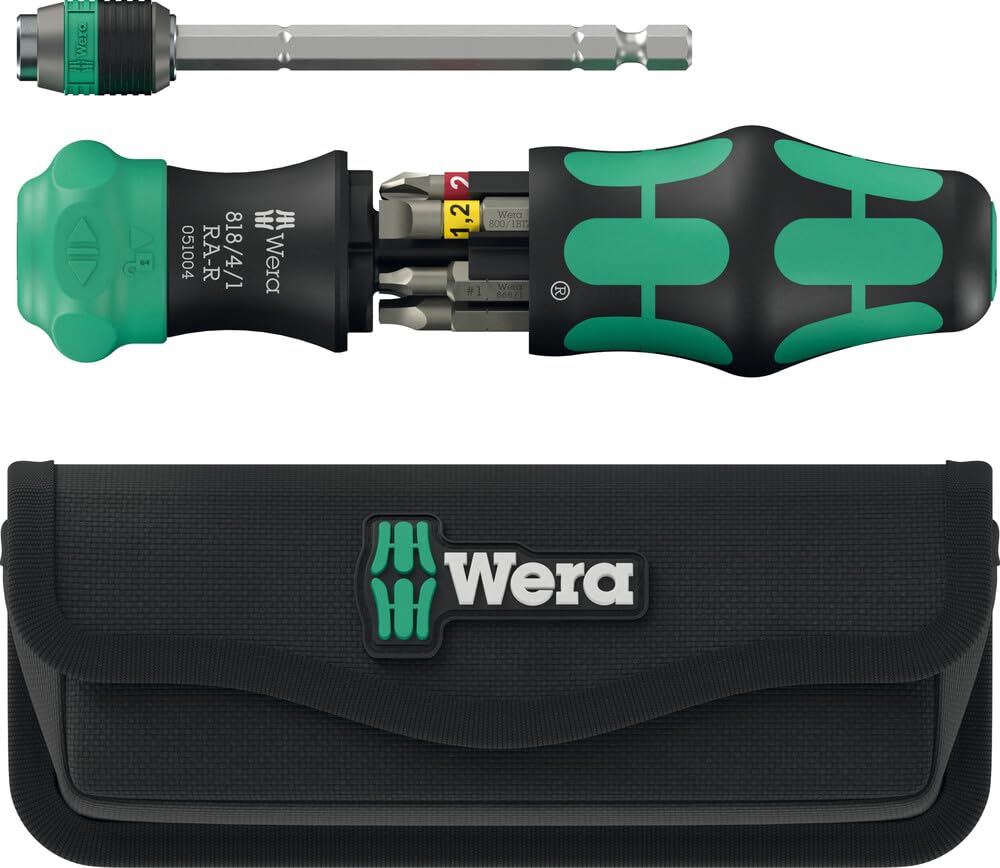 Wera Kraftform Kompakt 26 RA-​R con bolso, 6 piezas
