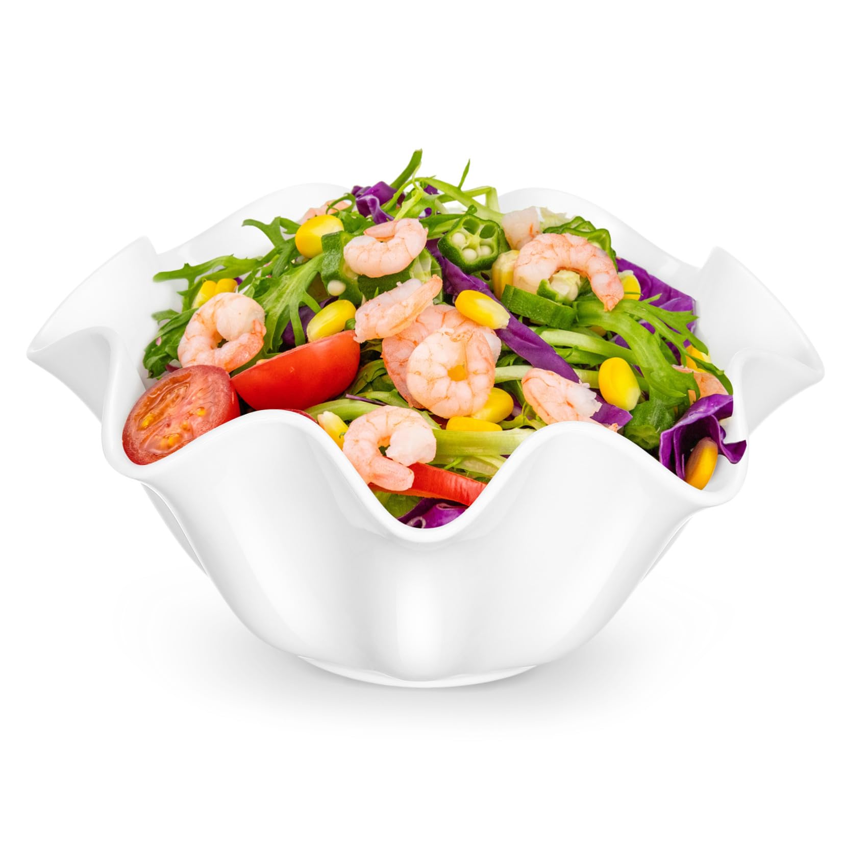Hemobllo Cuenco de Cerámica white 880ml, Resistente al Calor, para Sopa | Acabado Borde Enrollado, Uso en Restaurantes y Fiestas, Pieza Multiusos para Noodles