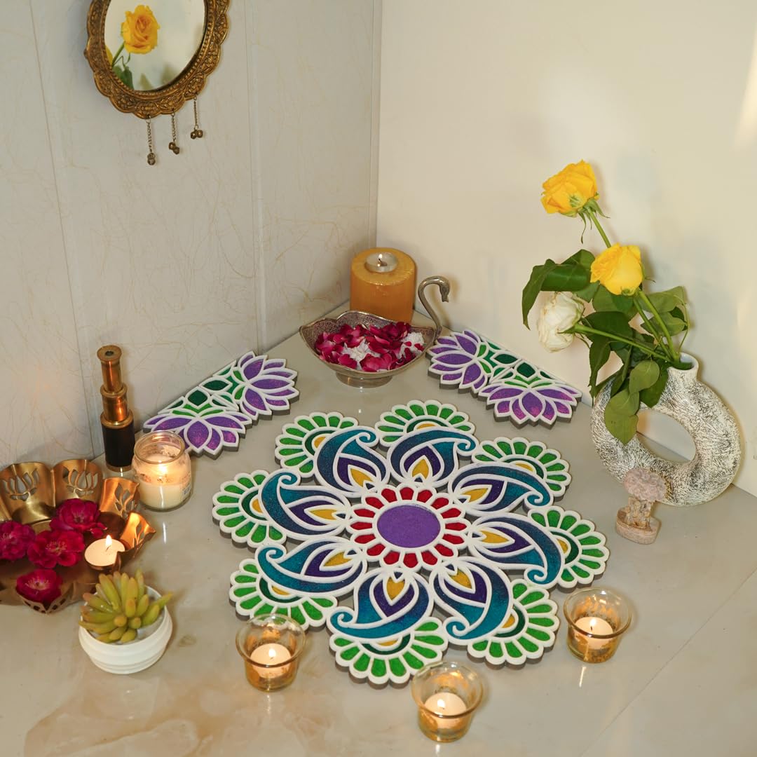 Island Rangoli Mukund Design 16 Crochet Series, Rangoli Mat, Modern Rangoli for Home décor (16 inches) (B0CJVHQ1LW) Amazon Price History, Amazon Price Tracker