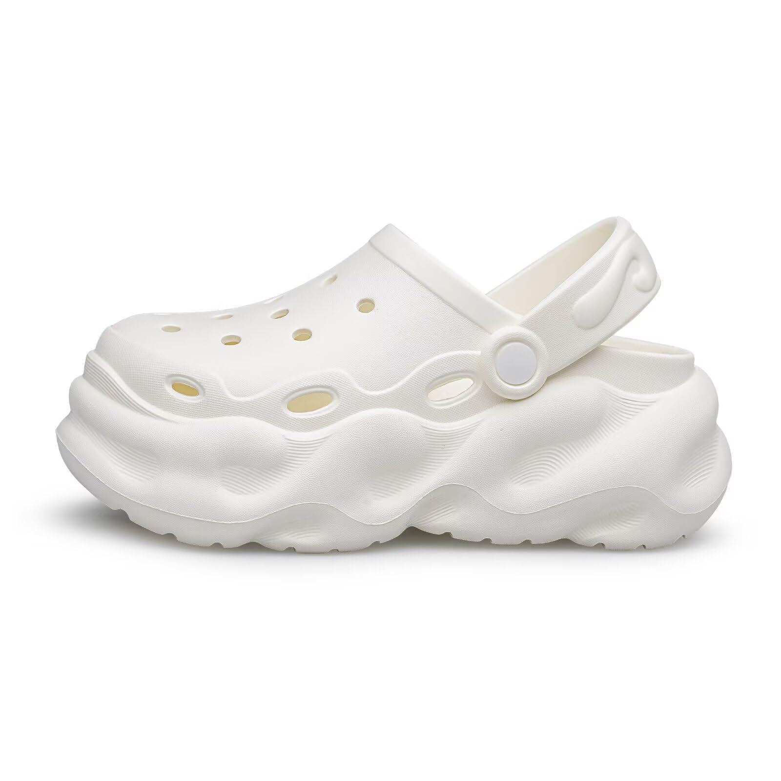 Damen Clogs Plateau Strand Sandalen Slip On Hausschuhe rutschfeste Atmungsaktive Sommer Indoor Outdoor