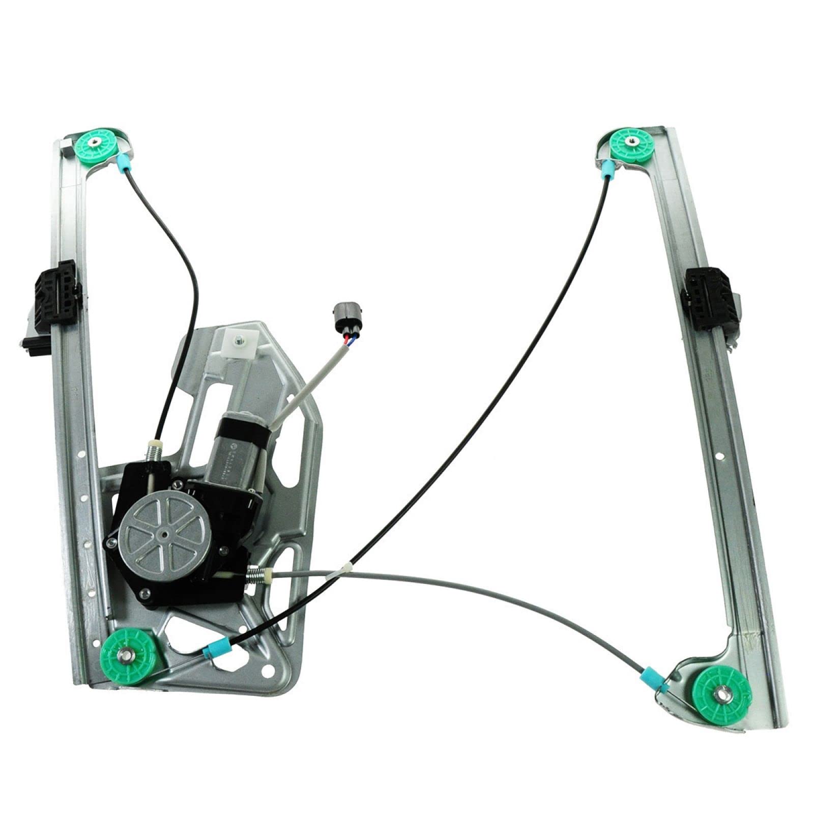 TRQ Front Right Power Window Regulator &amp; Motor Assembly Passenger Side Compatible with 1995-2001 BMW 740i 740iL 750iL