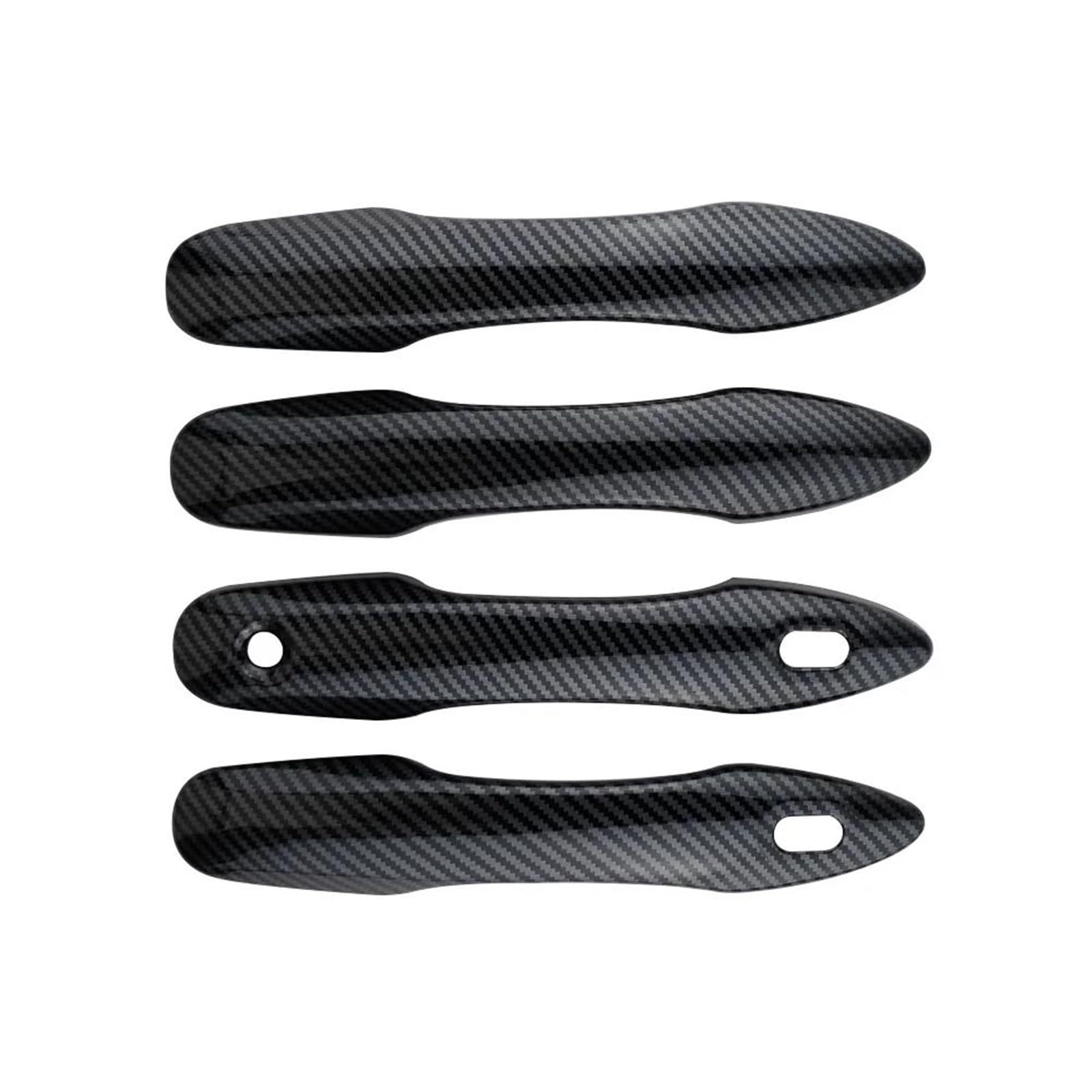 JTWMTY for Corolla for Cross XG10 2021 2022 2023 2024 Car Door Handle Cover Decoration Sticker Exterior Accessories(Carbon Fiber Black)