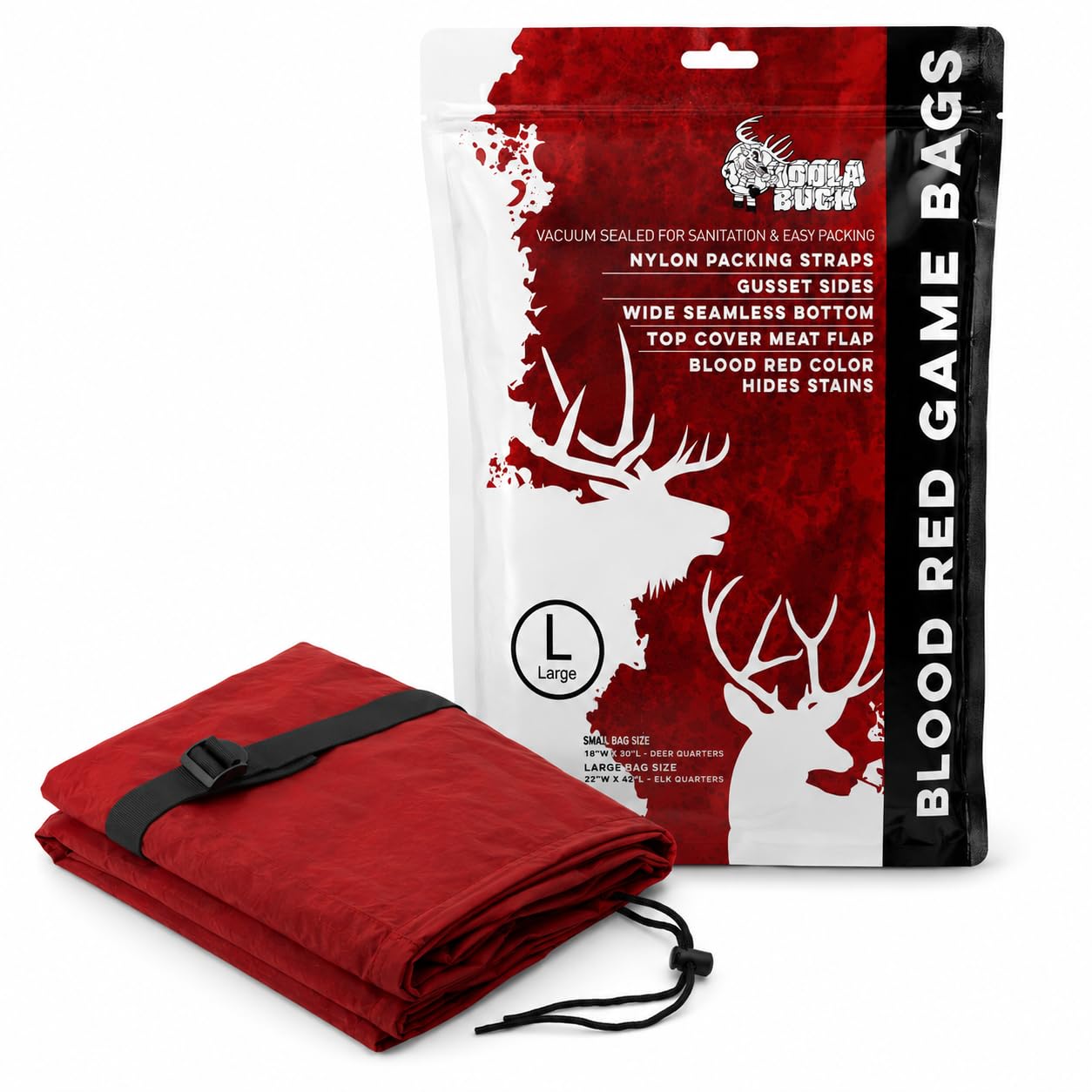 Koola Buck Red Canvas Game Bags