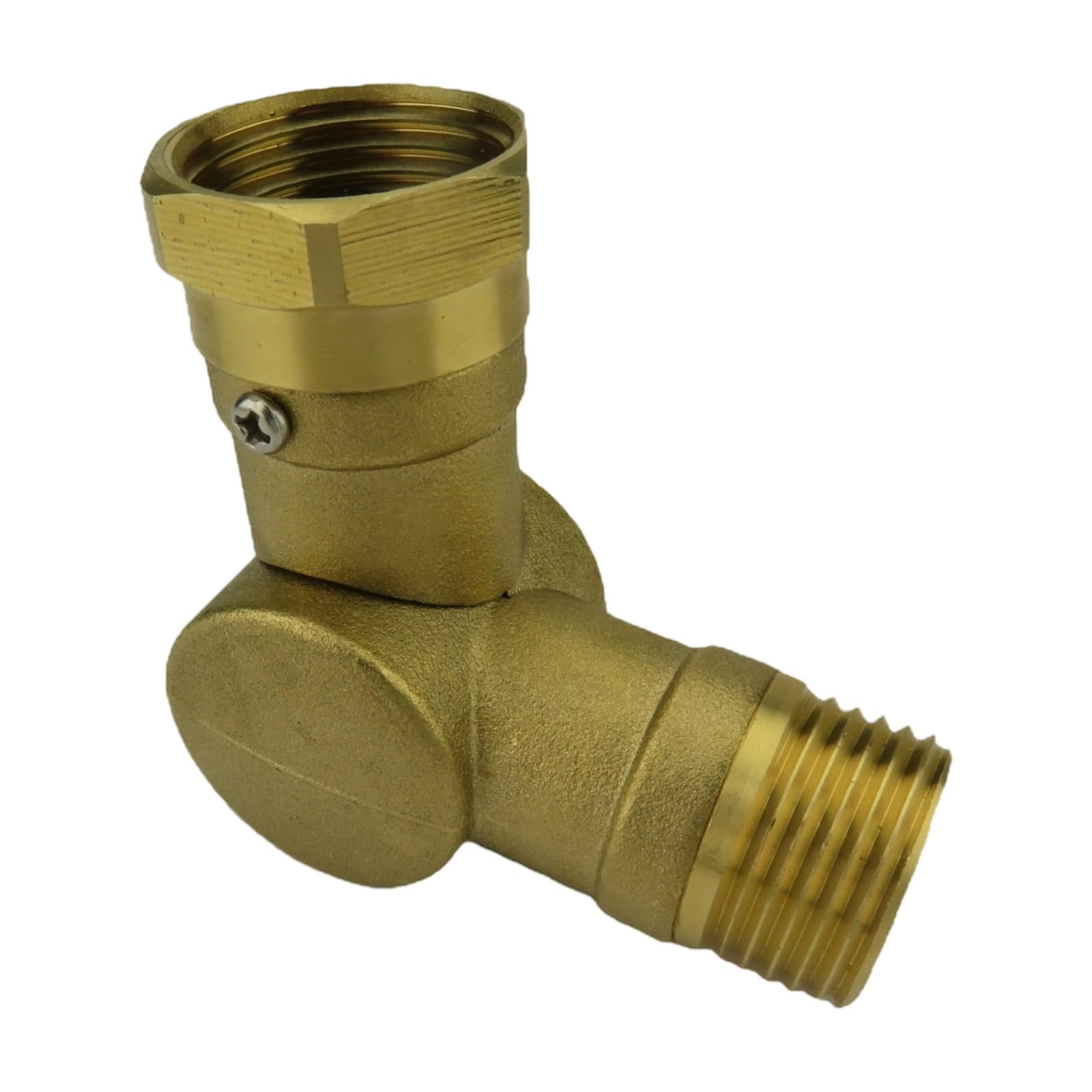 Tsophreniq Copper Brass Swivels Garden Hose Connector Light Weight 180 360 Degree Hose Adapter For Gardening Applications Enduring Swivels Elbow Connector