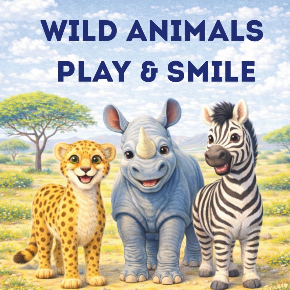 WILD ANIMALS PLAY & SMILE: Gentle Rhymes for Little Bodies