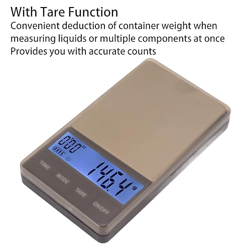 Miniatura 4 de Báscula de café digital de 35.27 oz, 0.00 oz, báscula de café pequeña y práctica, báscula de café digital sensible y precisa de bolsillo, báscula de