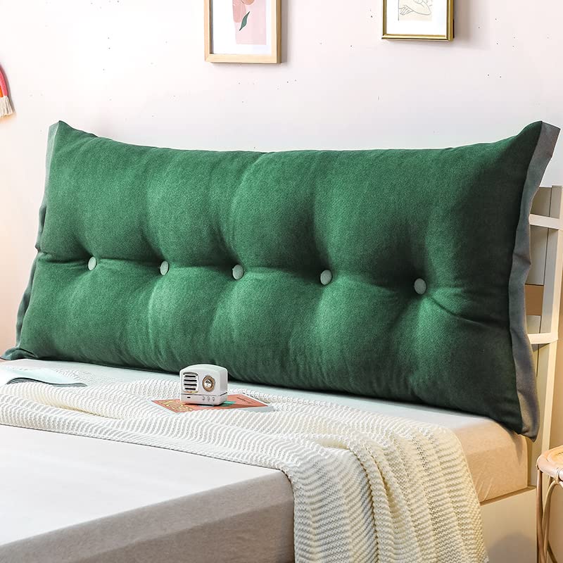 Coussin De Dossier Lit Princesse - Long 150x60 Cm, Velours Doux, Rembourrage Dense, Pour Lecture, Télé, Canapé
