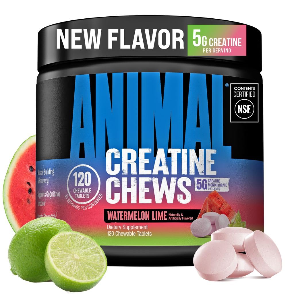 Animal Creatine Monohydrate Chews for Men & Women | Smarties 120 Count — Amazon image 8