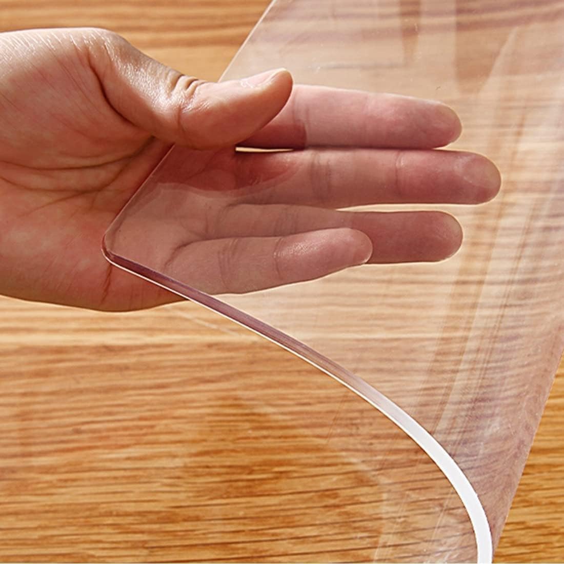 Hardwood Floor Mat Protector, Thickened Clear Vinyl Floor Runner Protect Pads/Non Slip Transparent Doormat Protector Chair Mat(1.5mm,60x120cm)