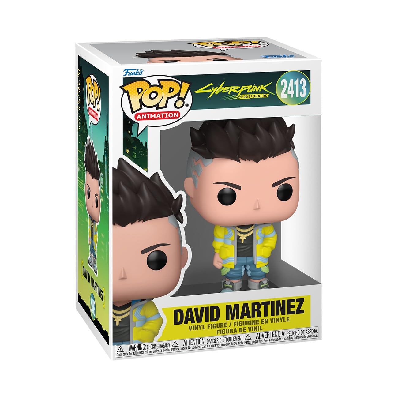 Funko POP! Animation: Cyberpunk: Edgerunners - David - Collectable Vinyl Figure - Gift Idea - Official Merchandise - Toys For Kids & Adults - Model Figure for Collectors and Display