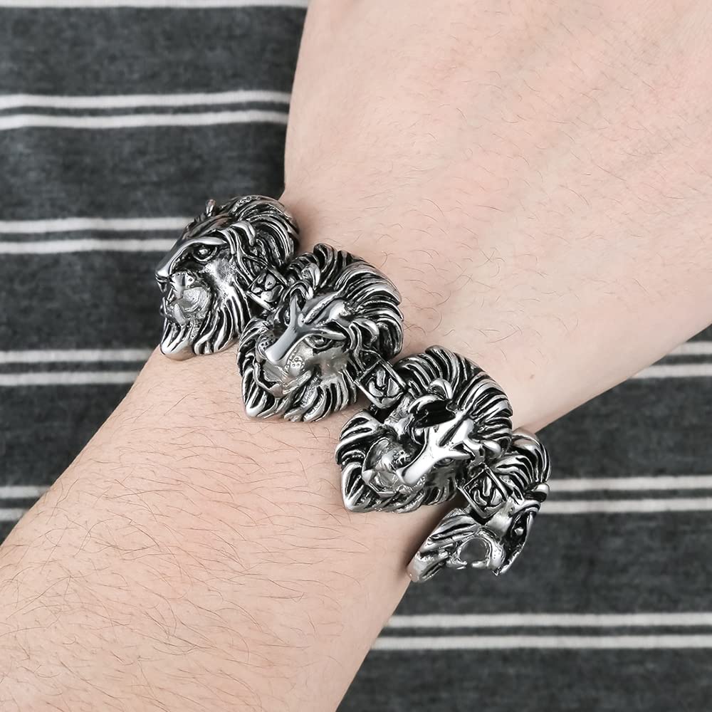 Guess Pulsera Tono Plateado Con Placa Tono Verde En Acero Inoxidable