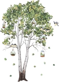 DOITOOL 2 peças adesivo de parede decoração de casamento adesivos removíveis decoração de quarto infantil adesivo de parede para quarto de bebê decalque de parede primavera verde decoração de casa decalques de parede adesivo de parede para quarto