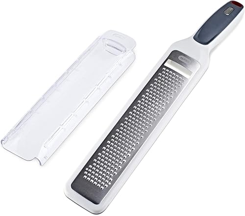Vista 58 de Zyliss Rallador rotativo grabado con ácido de queso con tambores finos y gruesos, 1 paquete, color blanco