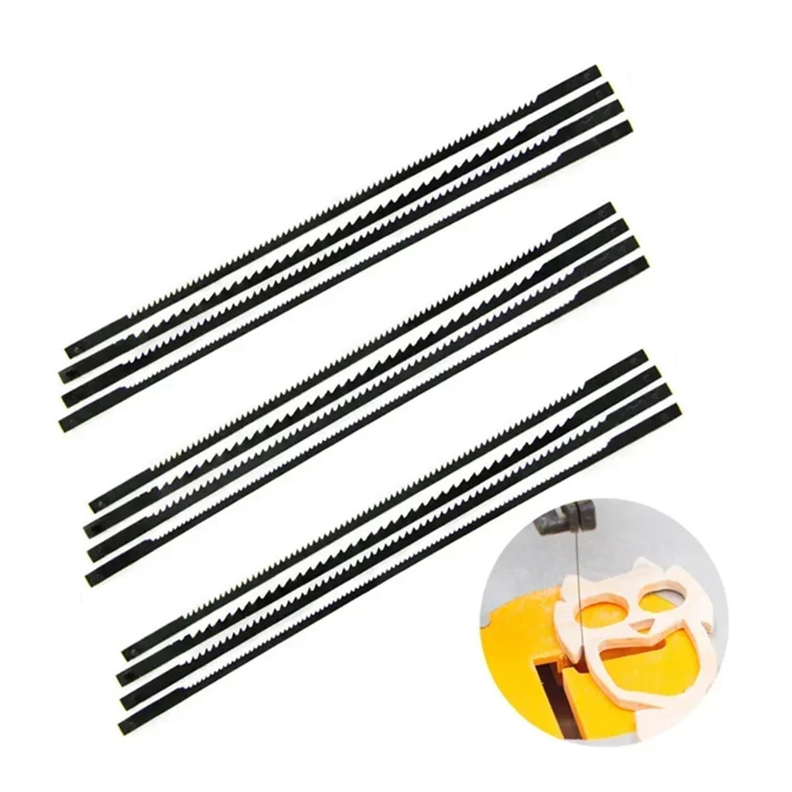 Utensili da taglio for sega da traforo da 12 pezzi, 125 mm, 10 TPI