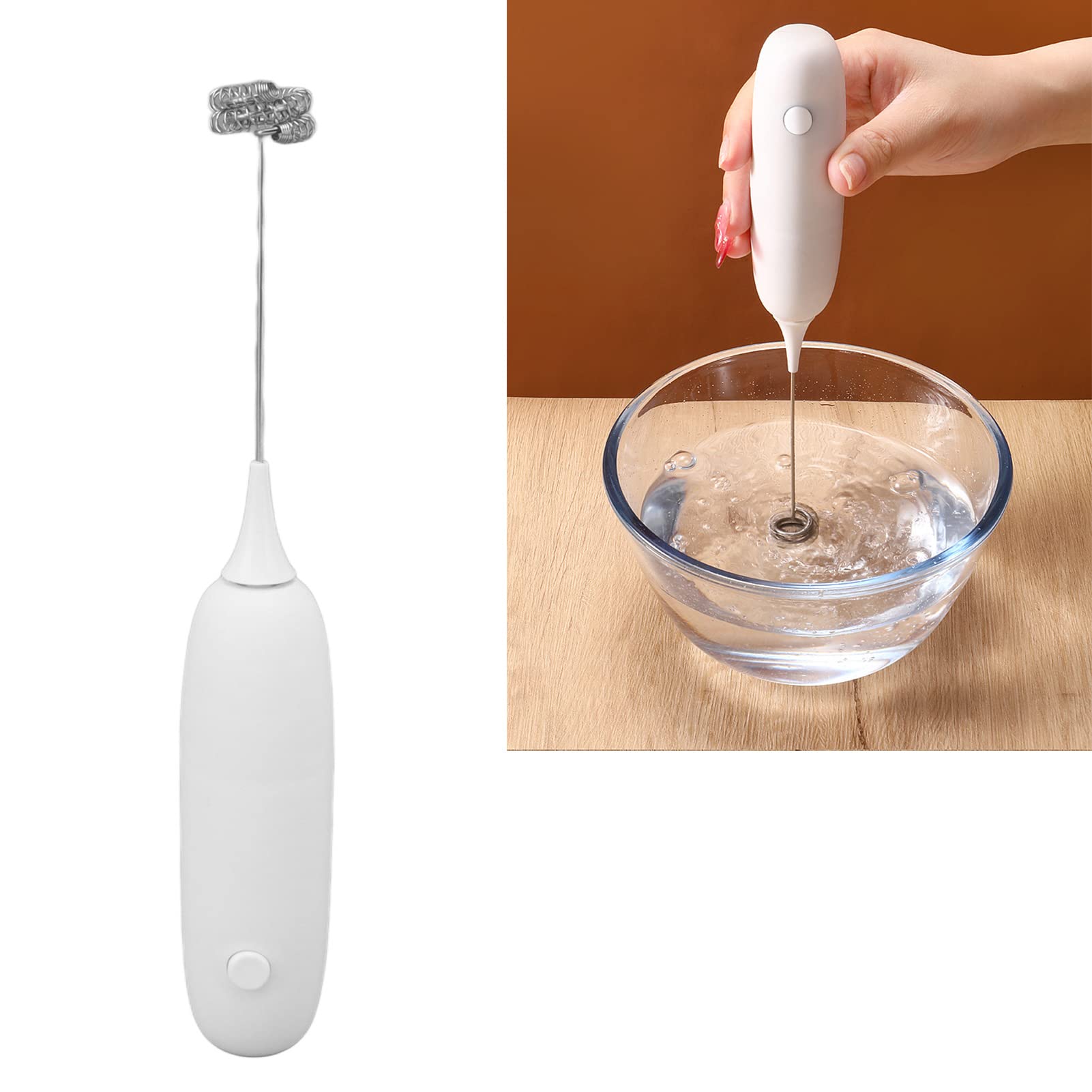 Montalatte Portatile A Batteria – Frusta Elettrica Per Schiuma, Uova E Salse, 4 Colori