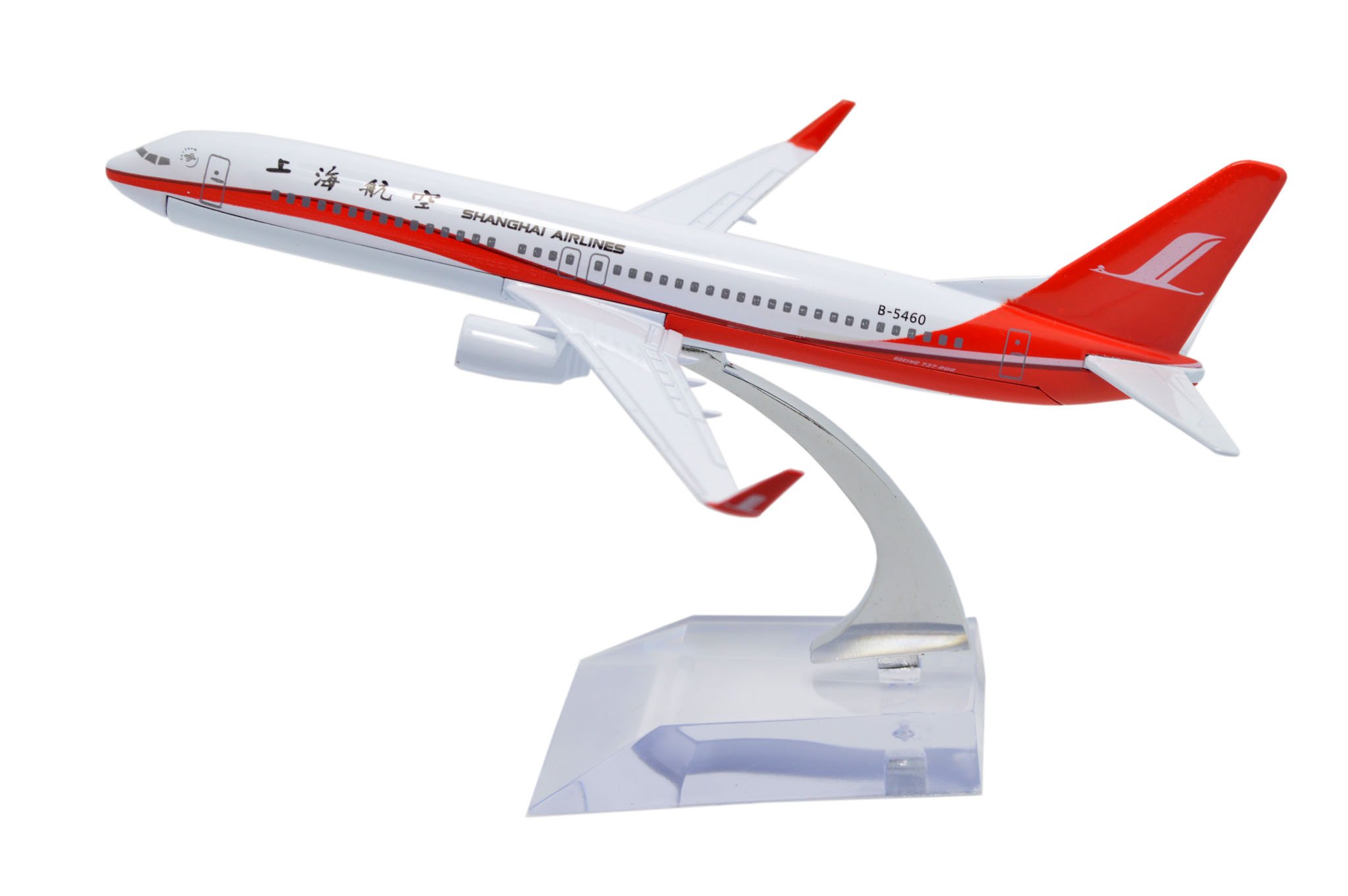 TANG DYNASTY(TM 1:400 16cm B737-800 China Shanghai Airlines Metal Airplane Model Plane Toy Plane Model