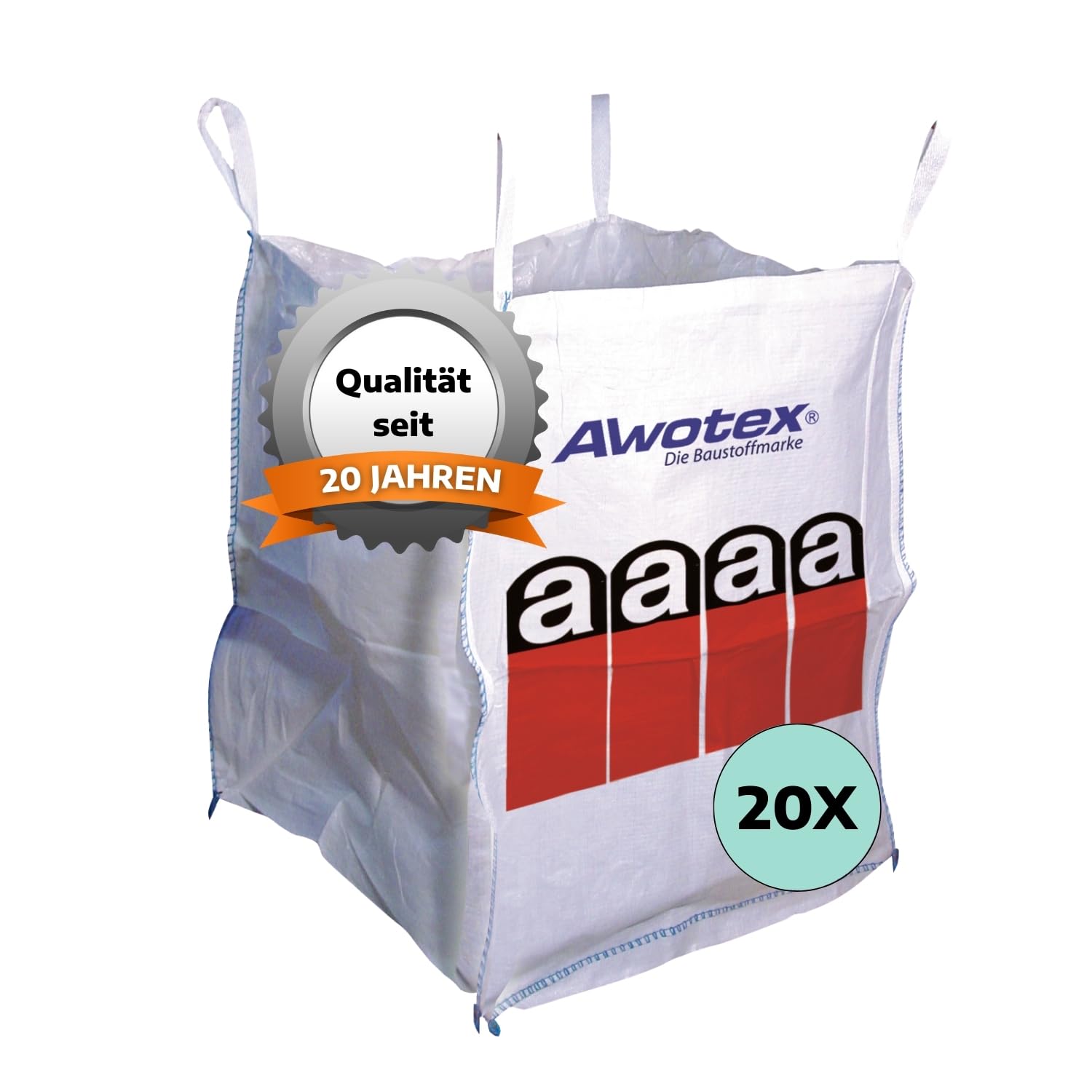 Wieviel Asbestplatten Passen In Ein Big Bag AWOTEX Big Bag 90 x 90 x 110 cm I beschichteter Asbest Sack mit